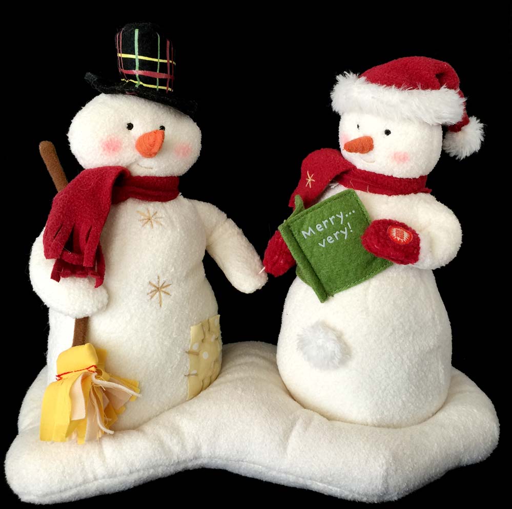 hallmark plush snowman collection by year