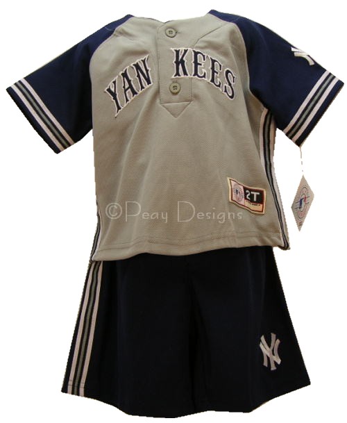 Le Chat Noir Boutique: NY YANKEES JETER 2pc Outfit Sz 7 6 5 4 NEW,  Children, ChildNYYJeter2pc