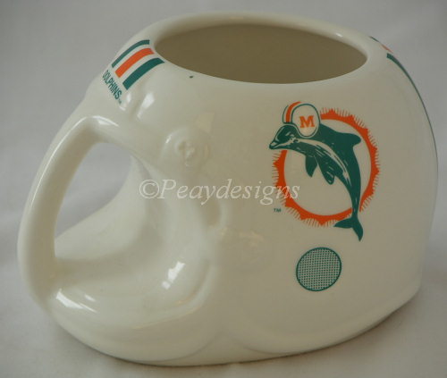 Miami Dolphins Football Mug