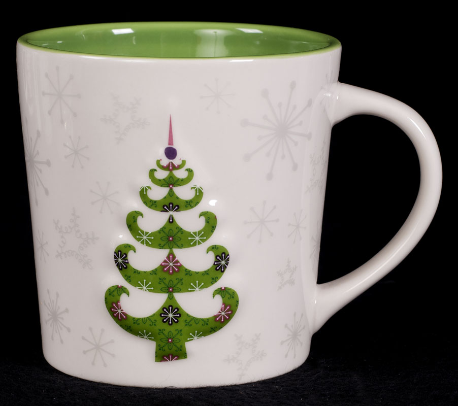 Starbucks Has An Upside Down Christmas Tree Mug For The Holidays