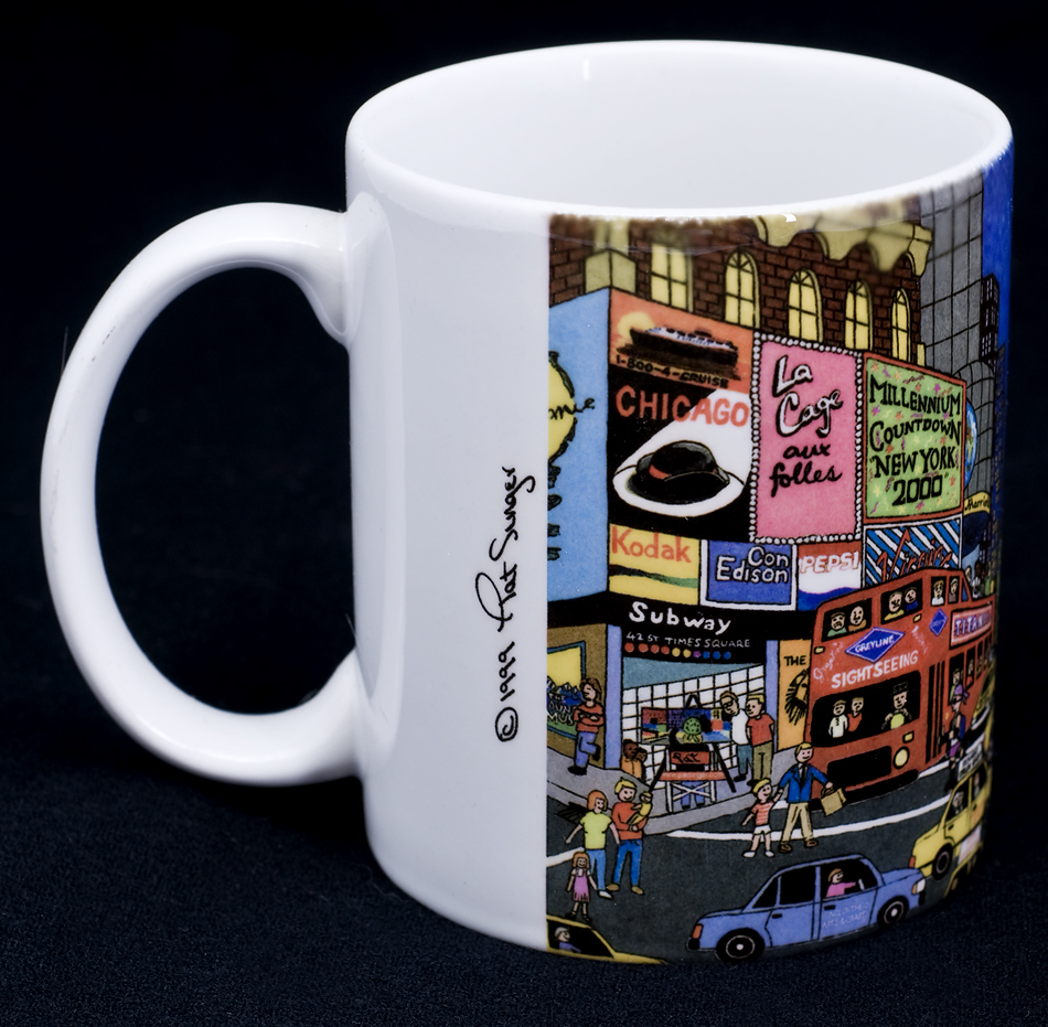 Le Chat Noir Boutique: New York City NYC Spill Proof Coffee Mug