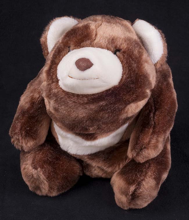 Teddy Bear Plush Stuffed Animal Chocolate Brown 13 Inch