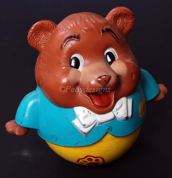 Fisher Price CHUBBY CUB Roly Poly Bear 