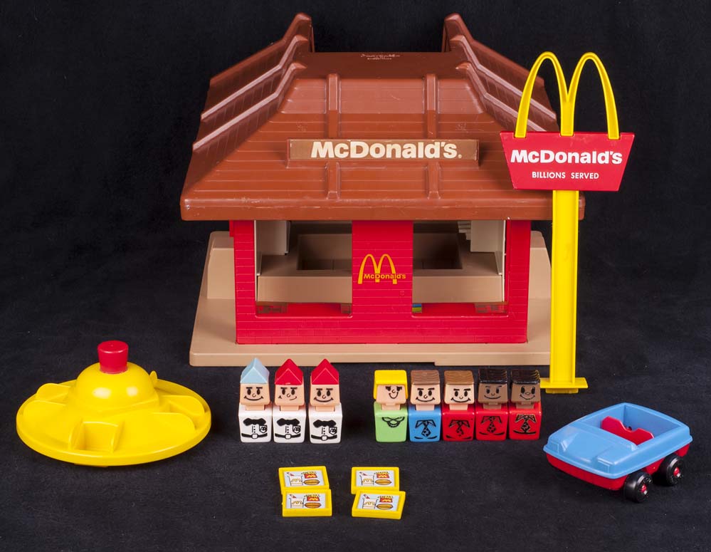 mcdonald's restaurant toy set