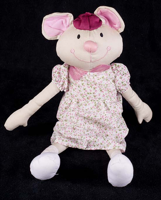 Le Chat Noir Boutique: Bawi Mouse Girl Doll Plush Lovey, Loveys & More ...