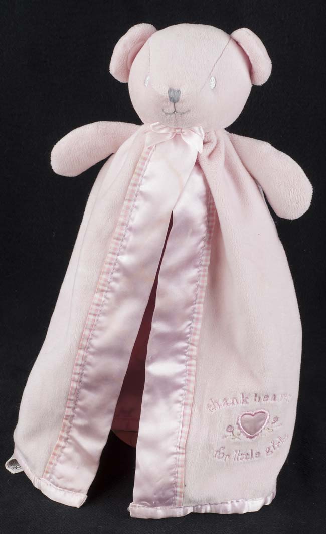 carters teddy bear security blanket