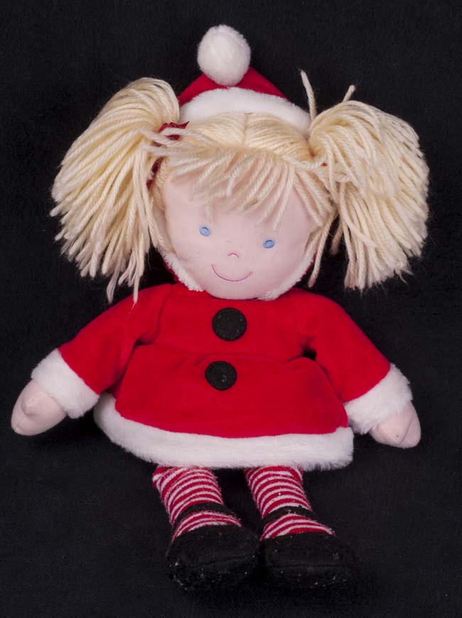 Le Chat Noir Boutique: Carters Girl Doll Christmas Santa Baby Lovey ...