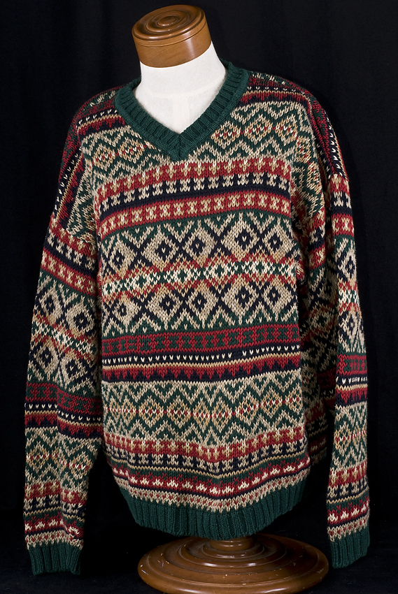 fair isle knit sweater