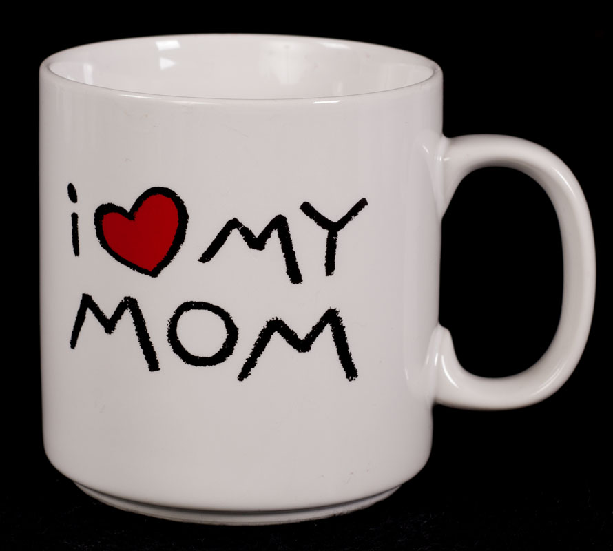 Le Chat Noir Boutique: Russ I Love My Mom Coffee Mug Cup, Misc. Coffee ...