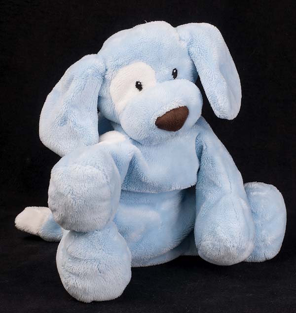 Le Chat Noir Boutique: Gund Spunky Blue White Dog Stuffed Animal Toy ...