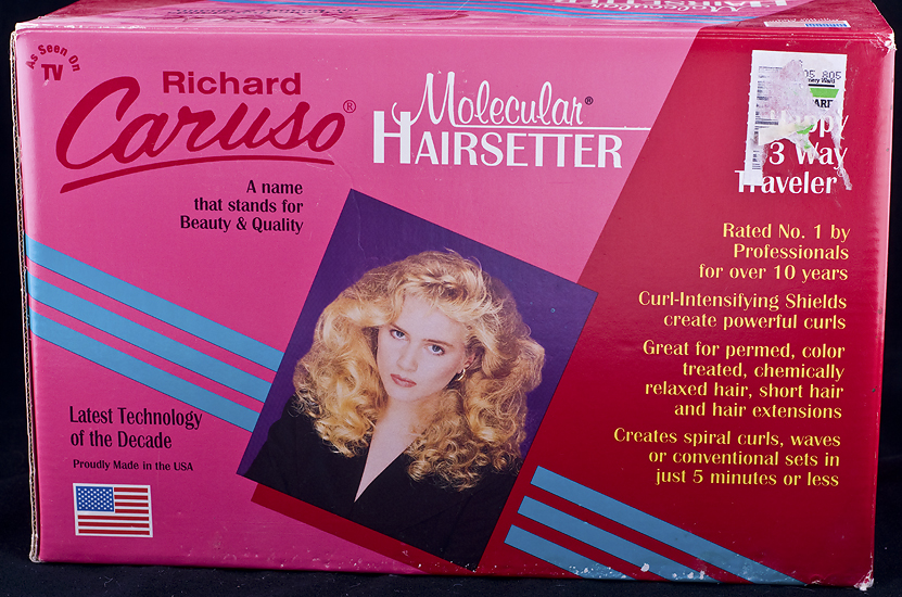 Richard Caruso MOLECULAR HAIRSETTER Happy 3 Way Traveler System H001 