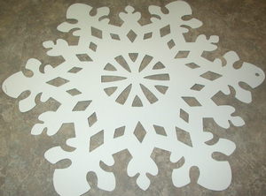 Start with a clean snowflake design