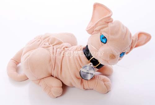 Austin Powers Dr Evil Mr Bigglesworth Talking Cat Plush Dont Gnaw on 