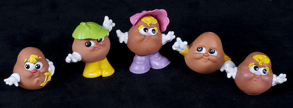 Le Chat Noir Boutique: Hasbro Potato Head Kids 5pc Figure Lot Vintage ...